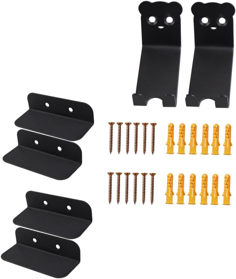 2sets Wall-mount Bike Hanger -skid Rack for Home Garage Storage Stable Design Easy to Install for Road Mountain