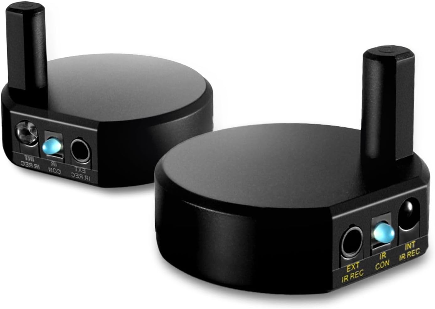 TNP Wireless IR Repeater Kit - Universal Remote Control Infrared Transmitter and Receiver with Head Eye IR Blaster Kit Emitter Booster Cable for Remote Control of TV, Cable Box, CD DVD Blu-Ray Player