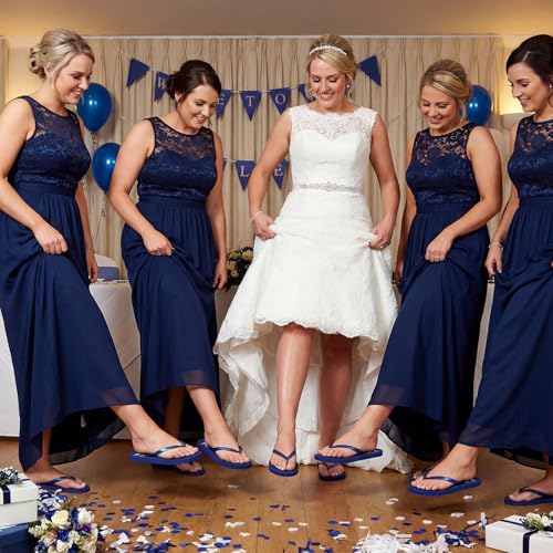 Image of 24 Pairs Bulk Flip Flops for Wedding Guests