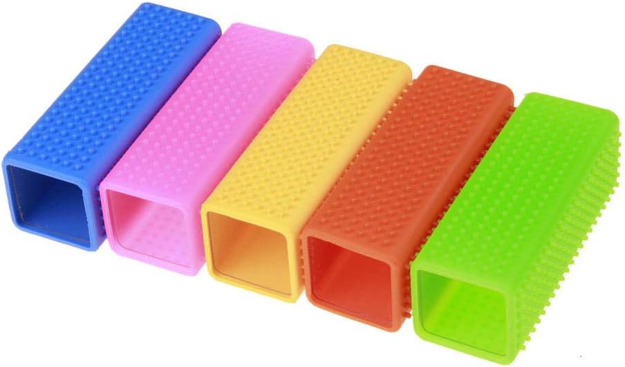 Pet Hair Remover Brushes Green Durable Portable Massage Clean Hair Brush Wool Cleaner Dog Cat Bath Comb Sticky Depilation Pet 10Pcs