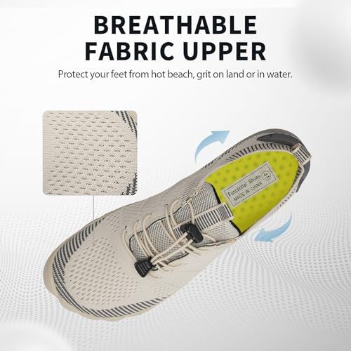 Barefoot Shoes Mens Women Water Shoes Trail Running Beach Water Trainers for Gym Swim Snorkeling Surfing - Image 5