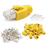 Modularer starre oder Flexible Steckverbinder zur Konfektion von geschirmten Cat 7 /Cat 6A Unterstützt STP und FTP