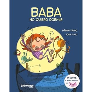 Diseño de la portada del título Baba, no quiero dormir