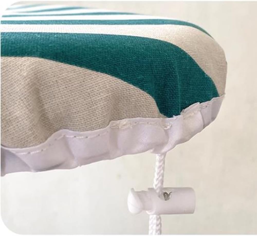 Bügelunterlage, Bügelbrettbezug, Bügelbrettunterlage, dicke Polsterung, Bügelbrettbezug und Unterlage aus Baumwolle, verstellbarer Bügelbrettbezug, hitzebeständig, Blau, Grau, Beige(Light Grey)