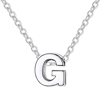 Ladies Initial Letter Necklace Beautiful Gift Box.Stainless Steel Letter Charms Cheap Jewelry Envelope Original Message Friends, Stainless Steel, Not applicable