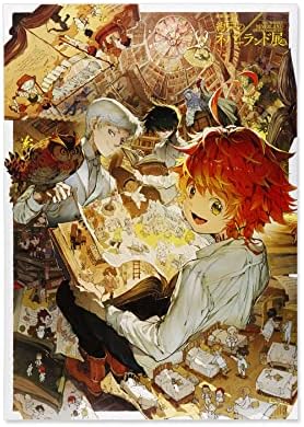 Amazon 約束のネバーランド ポスター 約束のネバーランド展キービジュアル サイズ B2 アニメ 萌えグッズ 通販