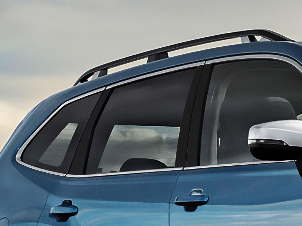 Calcomanía para poste de pilar de Subaru Forester 2014-2018 en color negro mate