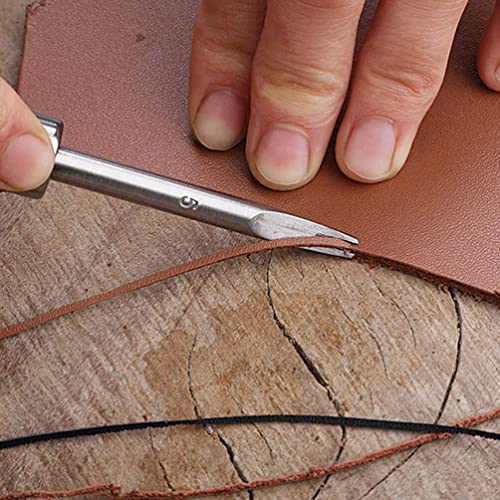 4 peças aparadores de couro ferramenta de chanfro de couro escultura de couro ferramenta de couro ch