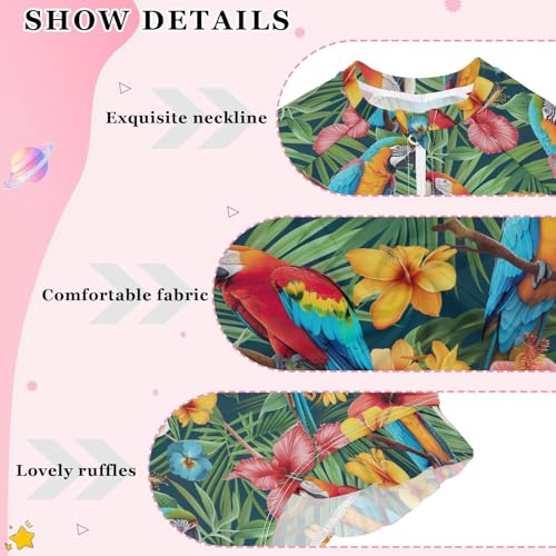 Girls One Piece Swimsuits Long Sleeve Rash Guard Bathing Suit UPF 50+ Swimwear for Toddler Kids Little Girls 3-12T4