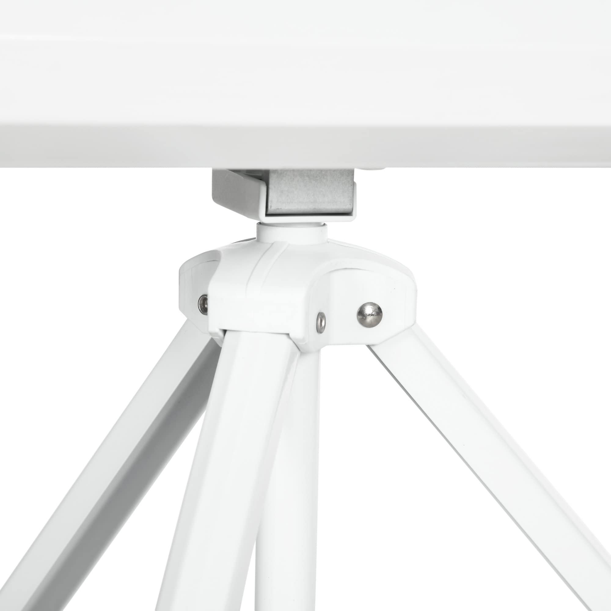 HOMCOM Telo Proiettore da 100 Pollici 4K HD Formato 16:9 con Treppiede Pieghevole e Altezza Regolabile, Schermo Proiettore Portatile, Grandangolo di 160 Gradi, per Casa, Home, Cinema, Esterno, Bianco