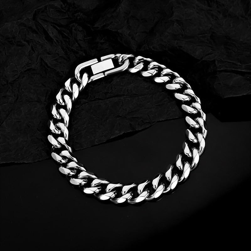Image of Salty Alpha Anti Tarnish Bracelet for Men | Hand Bands for Boys | Wrist Bracelets for Man | Fashion Jewellery Accessories | Stylish Minimal Jewelry | Gift for Marriage, Birthday, Anniversary
