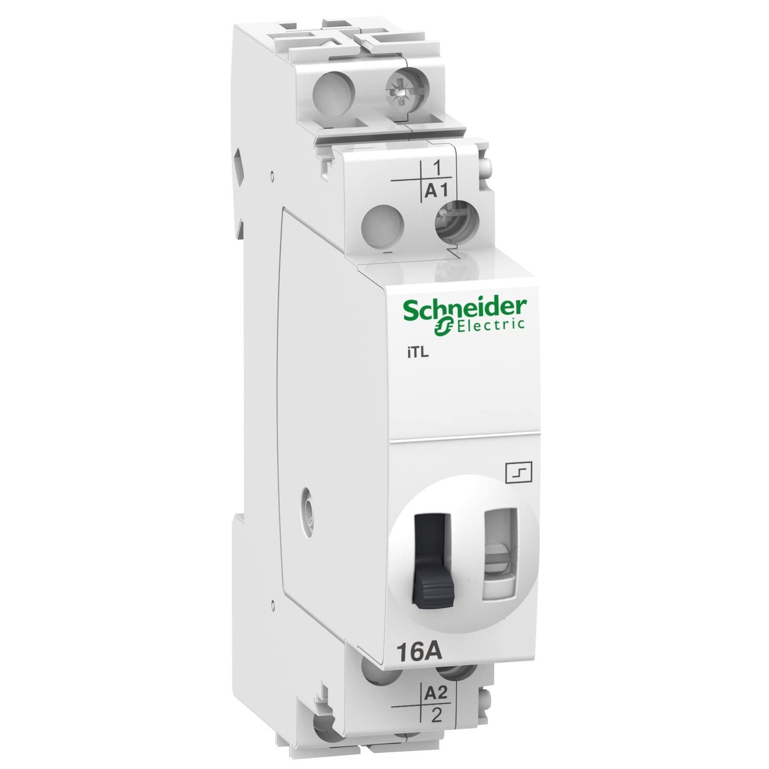 Schneider A9C30111 Impulse Relay Itl 16A 1P 24Vac/12Vdc, White, Set Of 12 Piece