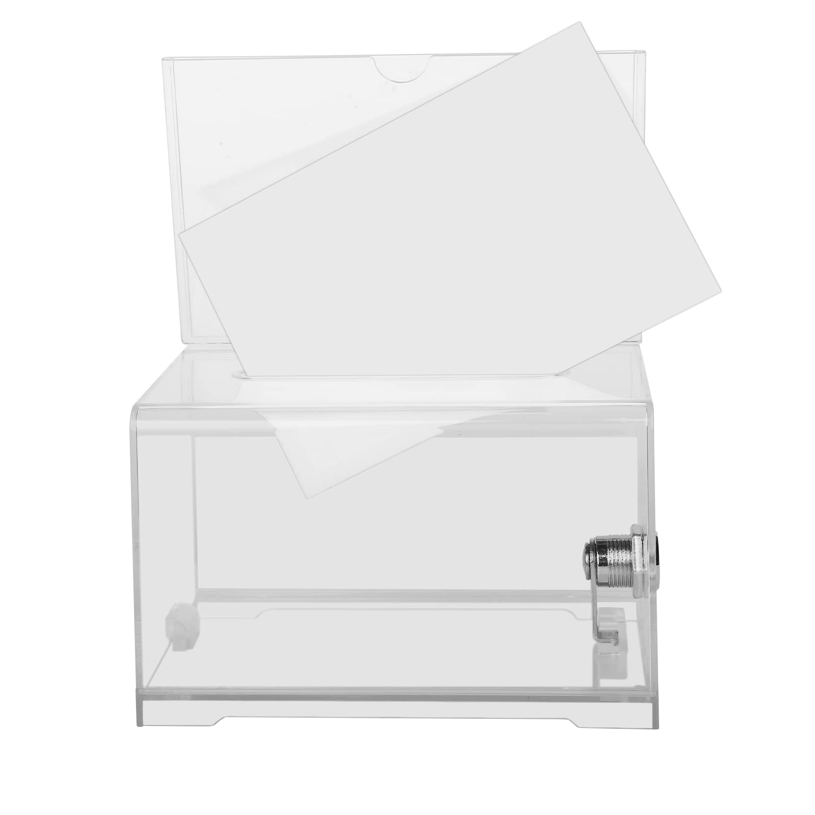 Acryl Spendenbox Mit Schloss – Transparente Wahlurne Für Geld, Stimmzettel & Vorschläge