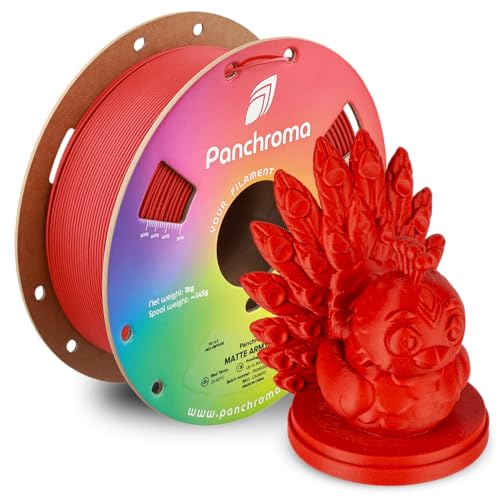 Image of Polymaker Panchroma Matte PLA Filament, Army Red 1.75mm 1kg 3D Printing Filament, Formerly Polyterra Matte, Fits Most FDM 3D Printers, 1kg Spool (2.2lbs)