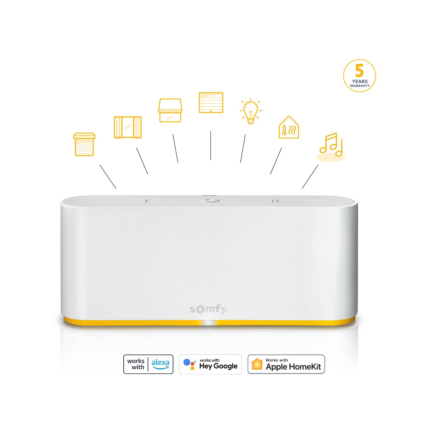 Somfy 1870595​​ - TaHoma switch - Control inteligente para centralizar y conectar tu vivienda, Color Blanco