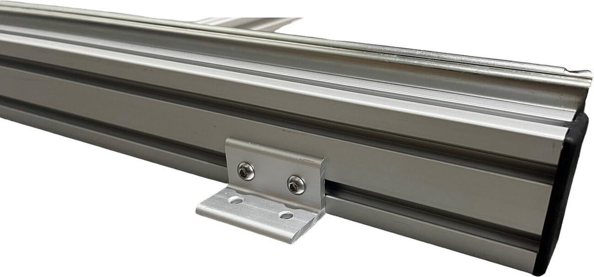 Plateau coulissant en aluminium pour camping-car 120x40 cm comprenant 4 bacs plastiques avec couvercles
