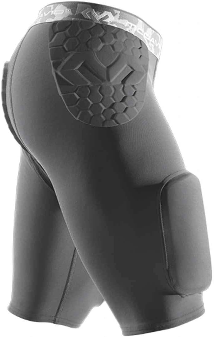 Limited Discount McDavid Adult Compression Padded Girdle Shorts. 5 HEX Pads. Made for Football. Also for Lacrosse, Hockey, Snowboard and More.