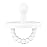 Ryan & Rose Cutie PAT Pacifier Teether (Bulb, White)