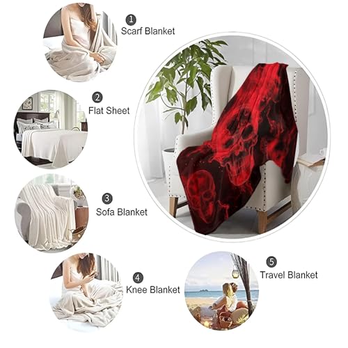 Couverture plaid polaire 200x200 cm douce chaude microfibre impression 3D - 8