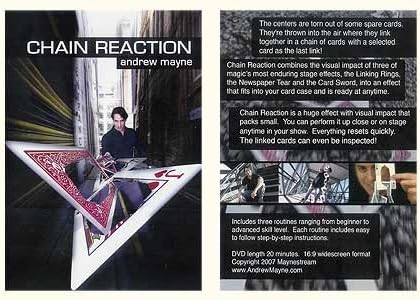 Andrew Mayne Chain Reaction DVD