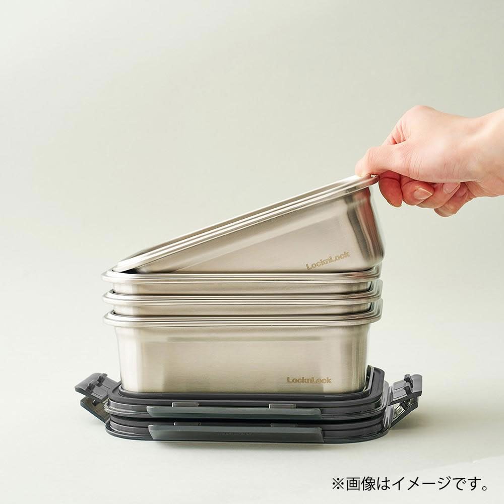 アレッシイ　ステンレス　保存容器　2個　美品 アレッシイ ステンレス 保存容器 2個 美品