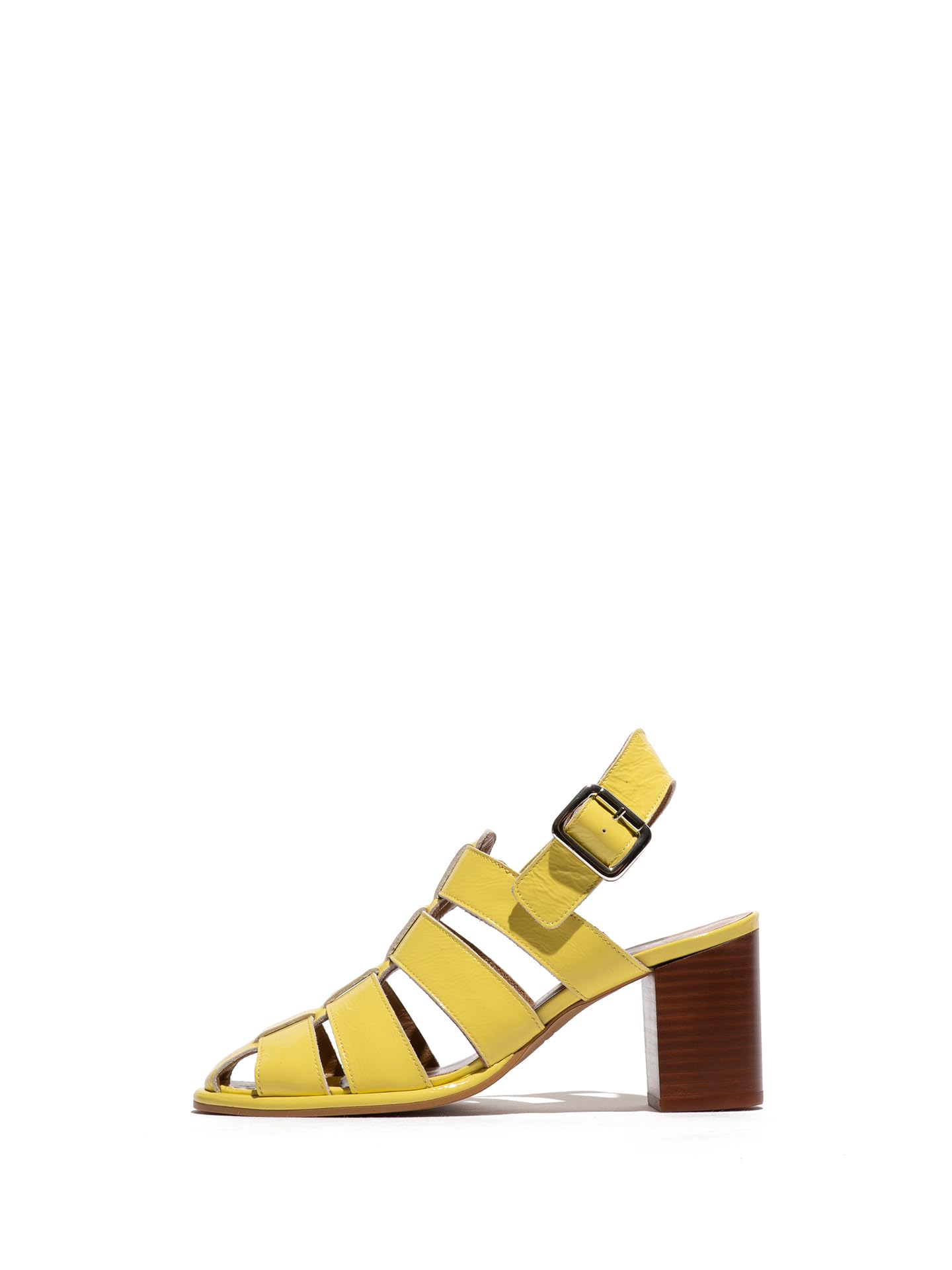 Fly London Women's MAIF262FLY Sandal, Lemon, 4 UK