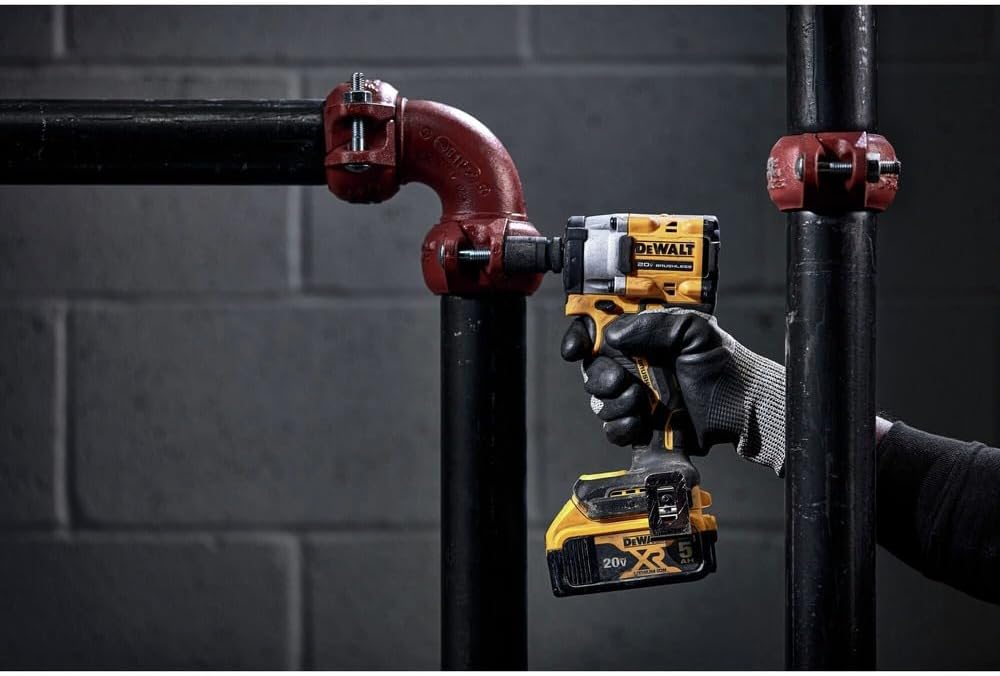 DEWALT DCF921BR 20V MAX ATOMIC Brushless Lithium-Ion 1/2 in. Cordless Impact Wrench with Hog Ring Anvil (Tool Only) (Renewed)