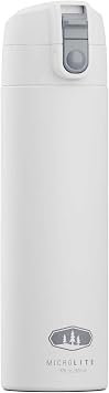 GSI Outdoors Microlite 500 Flip Insulated Bottle, 17 fl oz, White