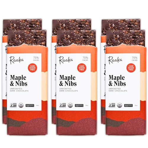 Raaka Maple & Nibs 75% Cacao