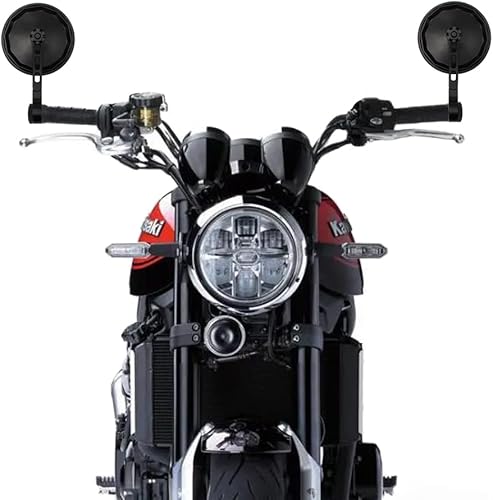 FENRIR Espejo de motocicleta con adaptador para Z900RS Z650RS Vulcan S Eliminator ZRX1100 ZRX1200 Z400 Z500 Z750 Z800 Z900 Z1000 ZH2 Ninja400