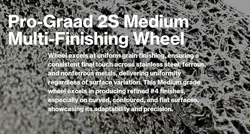 Image of Multi-Finishing Wheel 6 inch x 2 inch x 1 inch, 2S Medium, 13177
