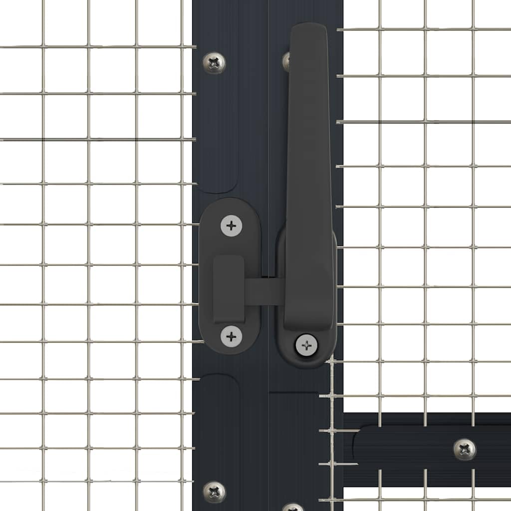 Voliere Anthrazit 1,79x3x1,85 m Aluminium,Tier- & Haustierbedarf,Haustierbedarf,Vogelbedarf,Vogelkäfige & -ständer,Anthrazit,33.34 kg-3155802