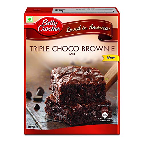 Image of Betty Crocker Super Moist Cake Mix, French Vanilla Flavor 520 G And Cake Mix, Triple Chocolate Brownie, 425 Gram