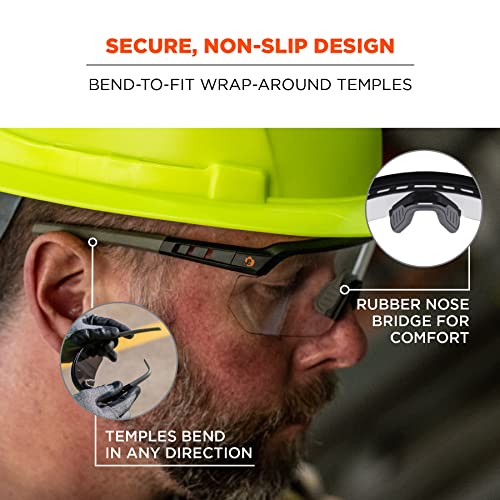 Image of Ergodyne Skullerz Aegir Safety Glasses, ANSI Z87.1+