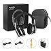 Dylan Active Noise Cancelling Wireless Bluetooth Over-Ear Stereo Headphone with Mic,Extra Bass Travel Case Included,Black