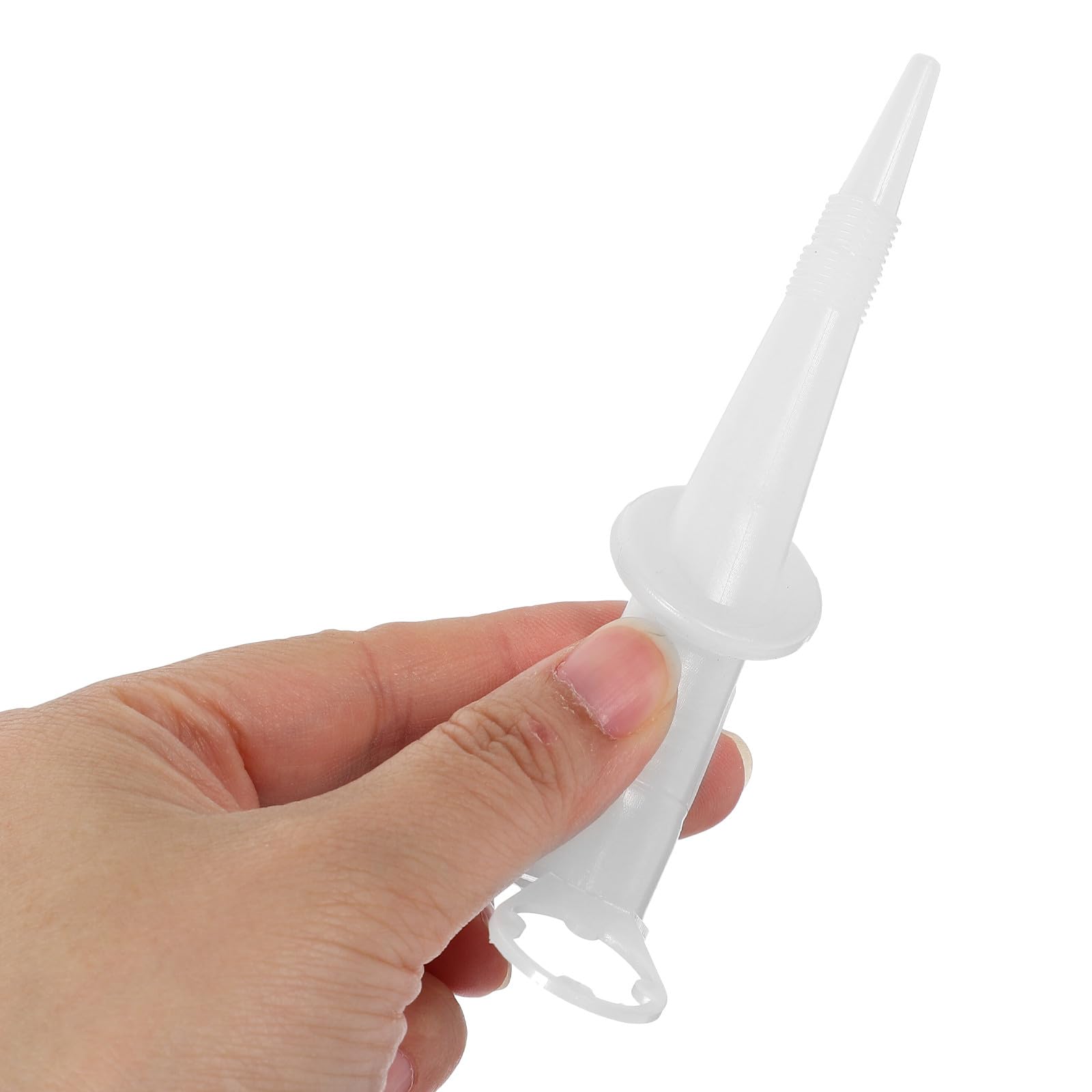 Ipetboom 10 Buses Applicateur Joint Silicone 360° Flexibles, Ouverture Filetée, Positionnement Facile pour Mastic D'étanchéité et Calfeutrage Précis