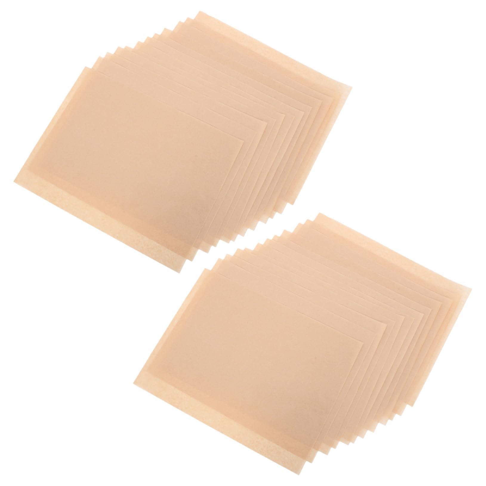PRETYZOOM 300 Piezas Papel De Silicona Para Hornear Revestimiento De Papel Marrón Antiadherente Asar