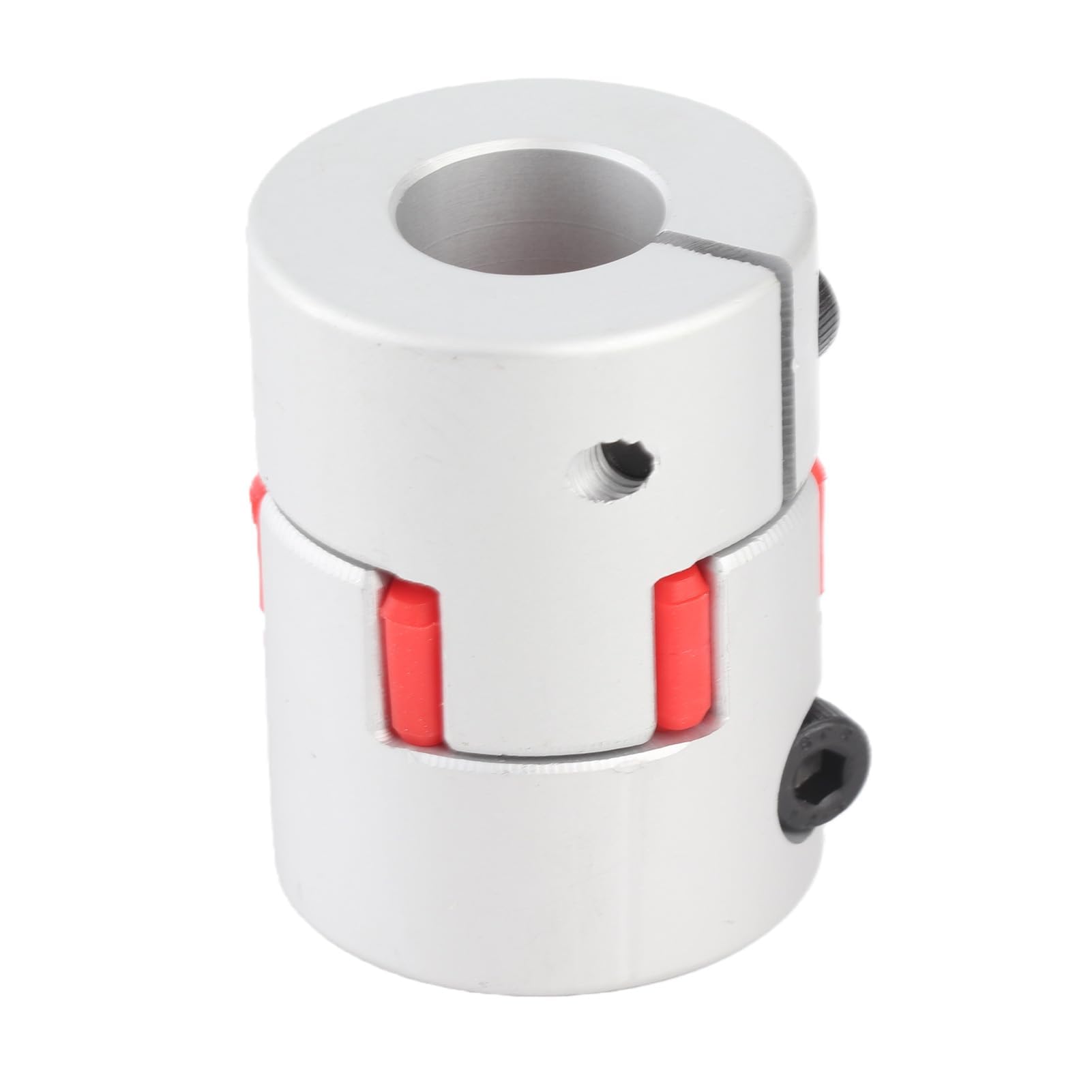 Coupleur élastique Arbre d'accouplement en alliage d'aluminium forme prune 8mm à 12mm pour moteur pas à pas(10mm-12mm)