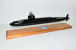 Squadron Nostalgia LLC USS Nathanael Greene SSBN-636 Submarine Model,Navy,Scale Model,Mahogany,20 inch,James Madison Class