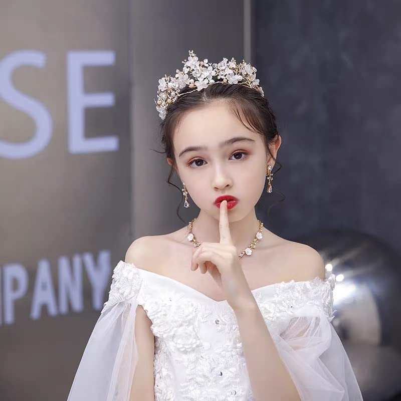 Tiara met vlinders, kristallen, parels, bruiloft, bruidssieraad, haarsieraad voor bruiloft, verjaardag, feest - Image 3