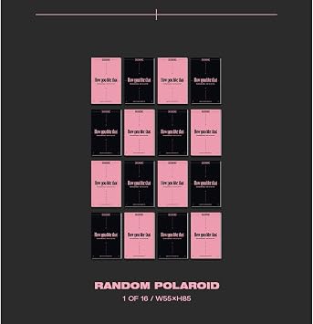 Blackpink Pre-Released Single Album How you Like That (Incl Pre-order Poster and Random Transparent Photocards Set) (Pre-order Poster (Folded))