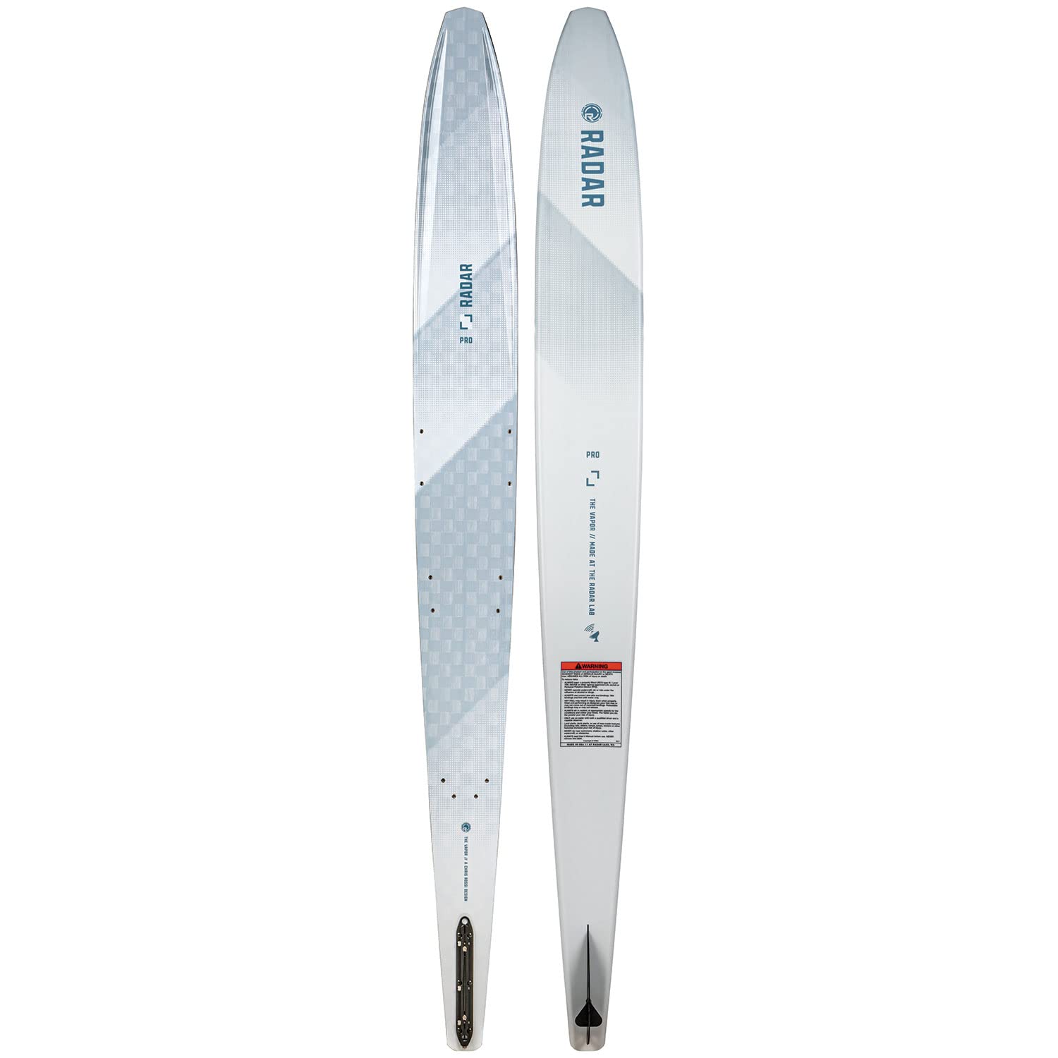 Radar Vapor Pro Build Waterski, White/Textreme, 66
