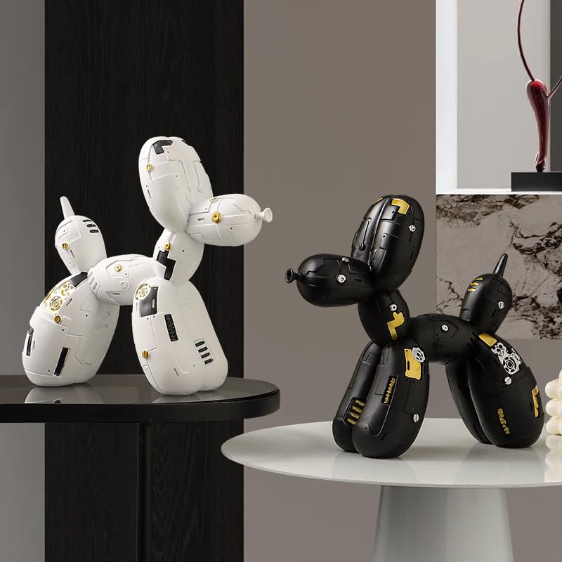 Estatua de Perro Globo de Resina para Decoración miniatura 6