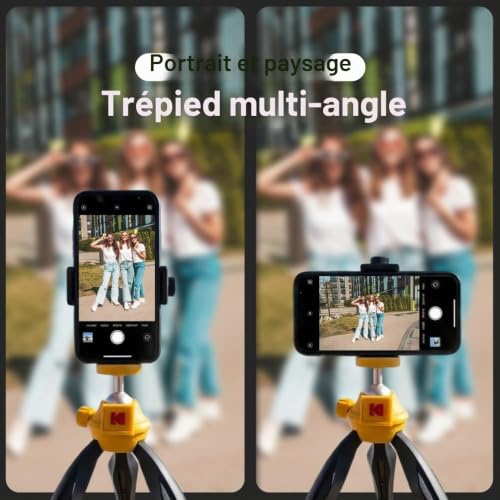Trépied Kodak KTP001 – Vlogging Trépied/Poignée avec Bluetooth - vue 10