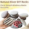 MSACC 16PCS Large Rocks for Painting, 3.3-4.0 Inch River Rocks to Paint, Flat Painting Rocks,Smooth Kindness Rocks for Crafts, DIY,Garden Decoration #2