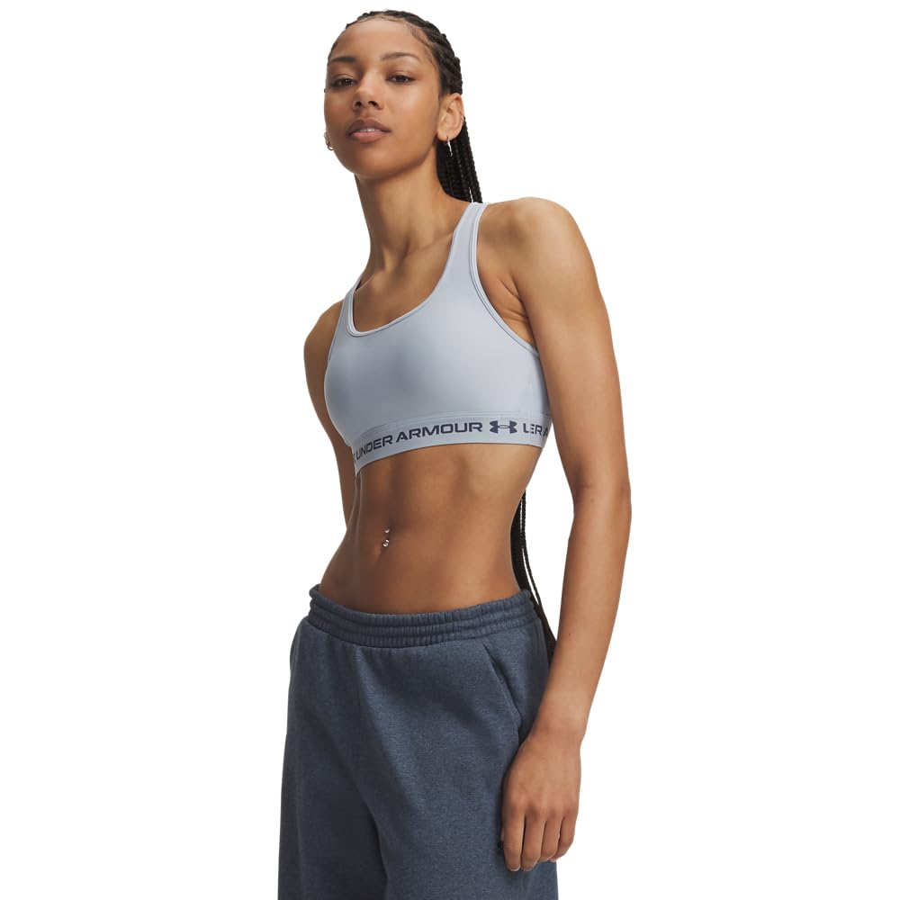Under Armour Women's Crossback Mid Impact Sports Bra
