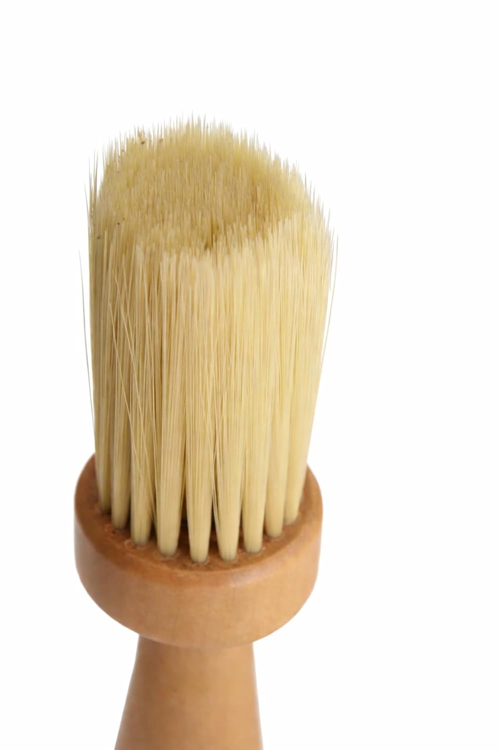 Pro Design Professional Barber Neck Duster Brush with Soft Bristles, Wooden Handle, for Hair Styling and Grooming (1 Pack)