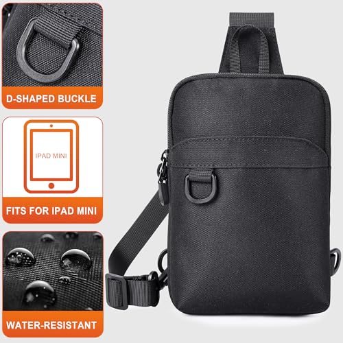 Small Sling Bag RFID Blocking Mini Crossbody Bag for Men and Women Travel Hiking Cross Body Bag4