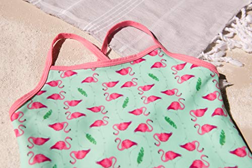 Image of Leveret Kids Baby Girls One Piece Swimsuit UPF 50+ (Size 2 Toddler-6 Years)