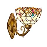 ★ Der Glaslampenschirm besteht aus reinem, handgefertigtem Hochtemperatur-Zinndraht. Die Farbe des Lichts ändert sich in eine dreidimensionale, elegante und Retro-Atmosphäre.